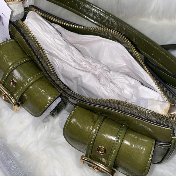 Coach leather purse Ashton Bag New olive color - Picture 9 of 14